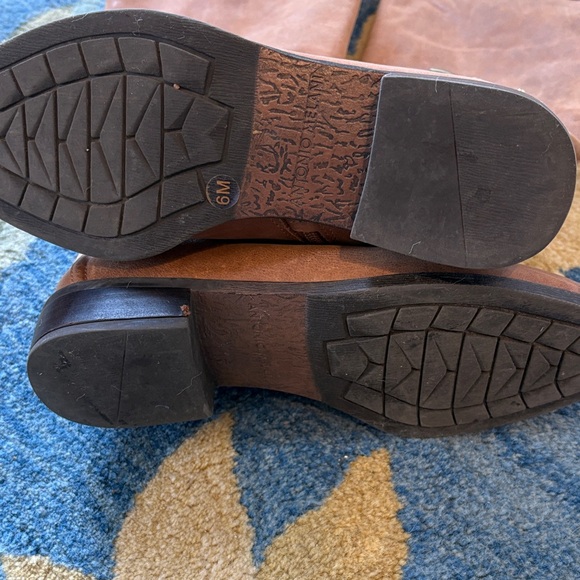 ANTONIO MELANI Tan Leather Knee-High Boots - Picture 4 of 5